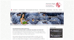 Desktop Screenshot of anamariahager.de